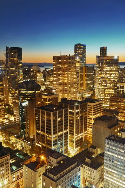 Vancouver rooftop vy — Stockfoto