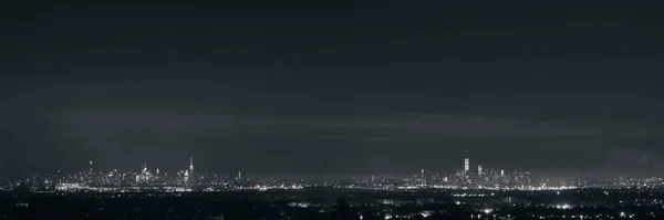 New York stad på natten — Stockfoto