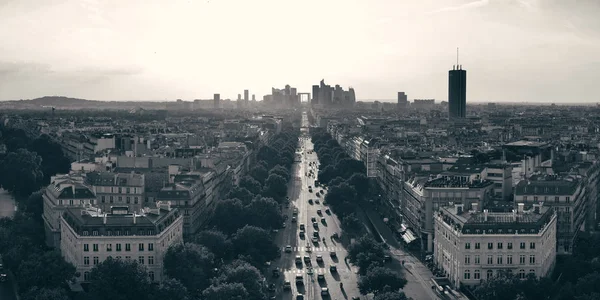 Paris rooftop vy — Stockfoto