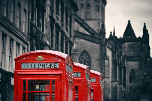 Edinburgh city Gatuvy — Stockfoto