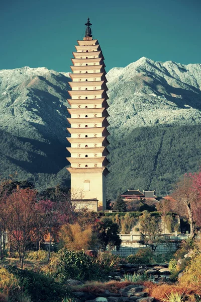 Ancient pagoda in Dali old town — Stock Photo, Image