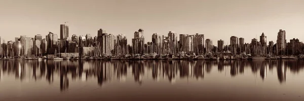 Панорама центра Ванкувера — стоковое фото