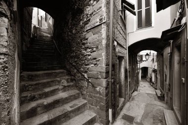 Riomaggiore tipik sokak görünümü