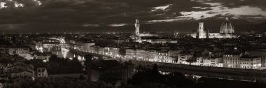 Floransa manzarası gece panorama 