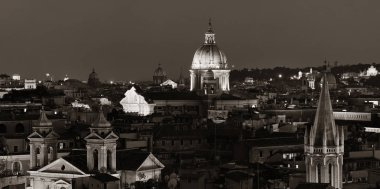 Roma manzarası gece görünümü