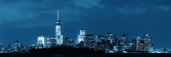 New York City at night — Stock Photo, Image