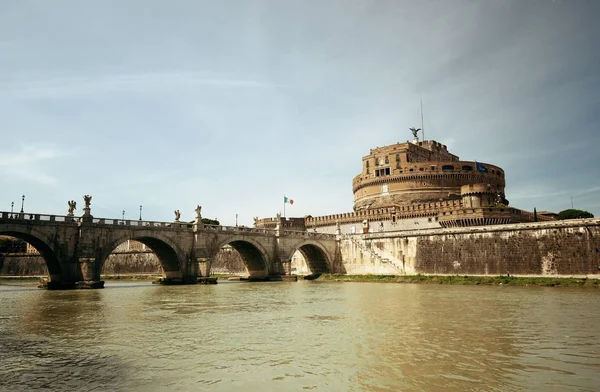 Castel Sant Angelo Rómában — Stock Fotó