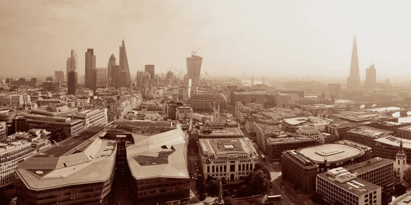 伦敦屋顶视图全景 — 图库照片