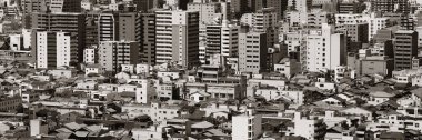 Kyoto şehir çatı görünümü