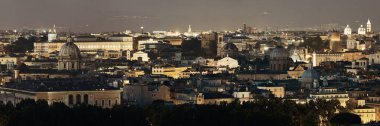 Roma manzarası gece görünümü