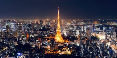 Tokyo manzarası, gece