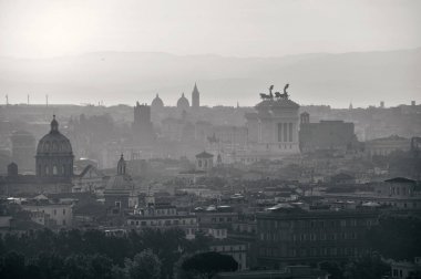 Roma dağ üstten görünüm gündoğumu