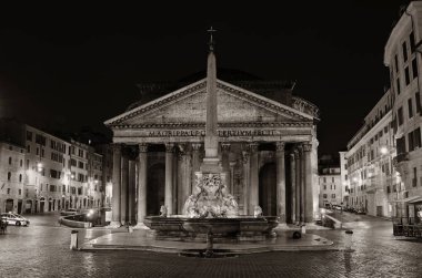 Gece Roma 'da pantheon