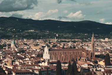 Floransa manzarası görünümü 