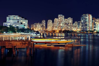 Vancouver şehri geceleri