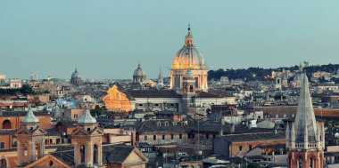 Roma manzarası gece görünümü