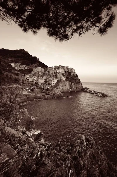 Місто Манарола в Cinque Terre — стокове фото
