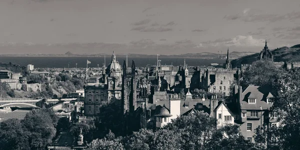 Edinburgh City hustak utsikt – stockfoto