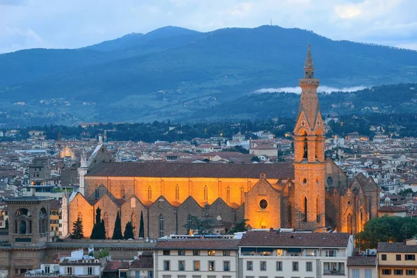 Basilica di santa croce i Florens — Stockfoto