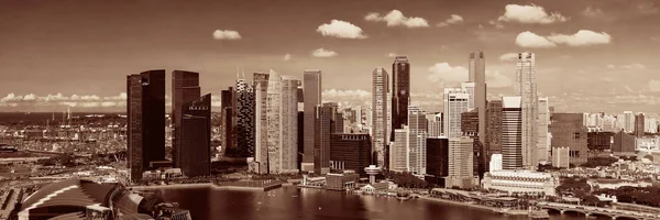 Skyline van Singapore Downtown — Stockfoto