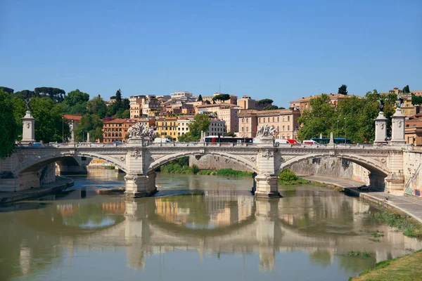Řím s řeky Tibery — Stock fotografie