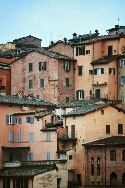 Antiguo pueblo de Siena — Foto de Stock