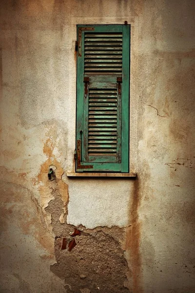 Cinque Terre Corniglia staré okno — Stock fotografie