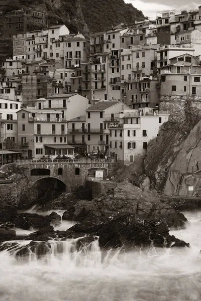 Μαναρόλα πόλη σε Cinque Terre — Φωτογραφία Αρχείου