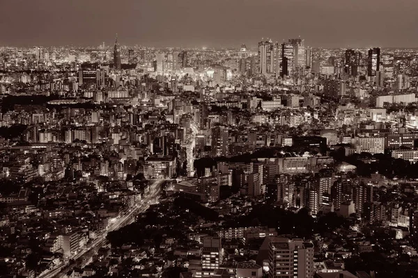 Tokyo-Ansicht bei Nacht — Stockfoto