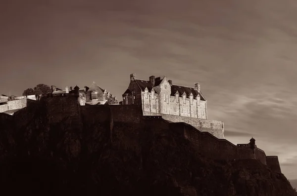 Castello di Edimburgo nel Regno Unito — Foto Stock