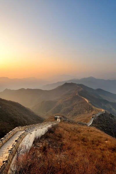 Gran Muralla por la mañana —  Fotos de Stock