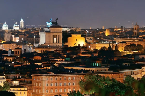 Rome nacht weergave — Stockfoto