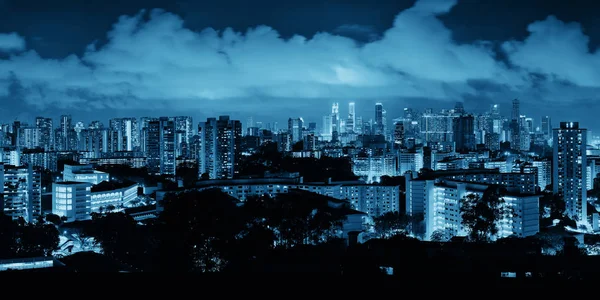 Pohled na panorama Singapuru — Stock fotografie