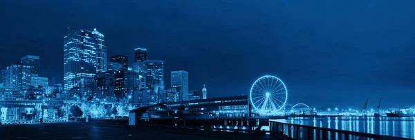 Seattle waterfront weergave — Stockfoto