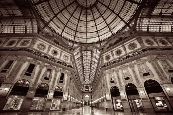 Interiér galerie Vittorio Emanuele Ii — Stock fotografie