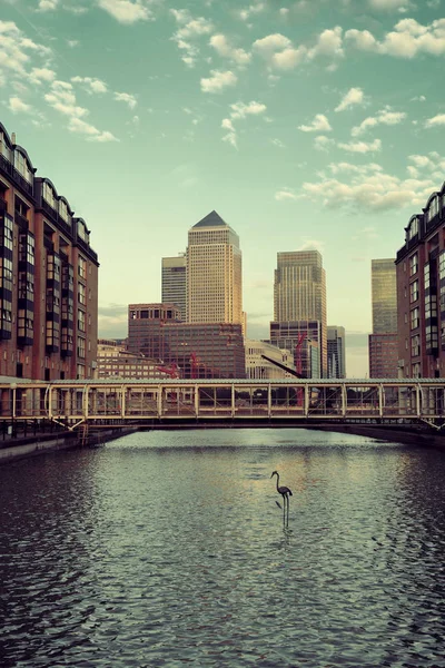 London Canary Wharf — Zdjęcie stockowe