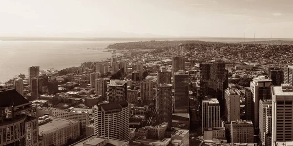 Seattle rooftop vy — Stockfoto