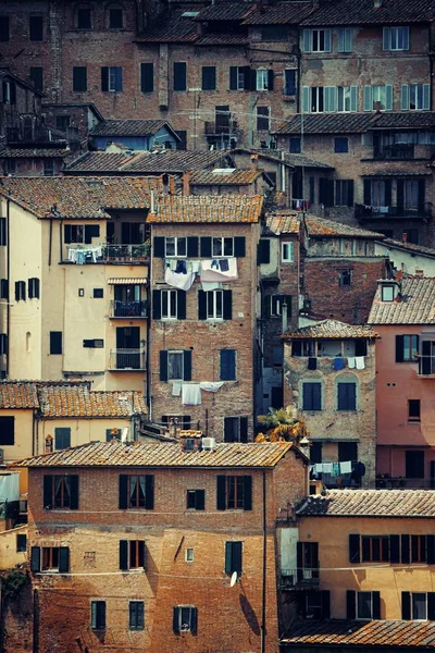 Siena eski binanın arka plan — Stok fotoğraf