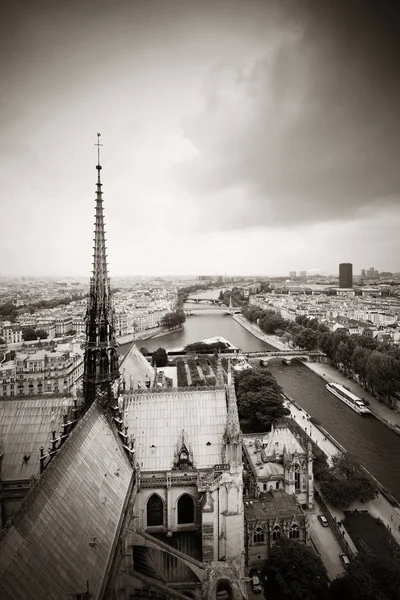 Paris çatı görünümü — Stok fotoğraf