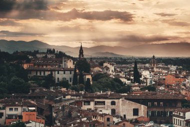 Floransa manzarası görünüm çatı