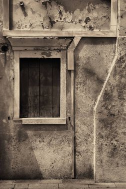 Burano siyah ve beyaz