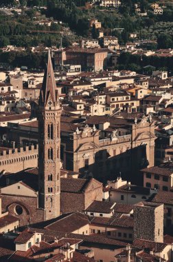 Floransa eski binanın çatı