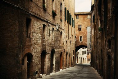 Siena sokak görünümü