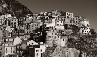 Cinque Terre 'deki Manarola binaları 