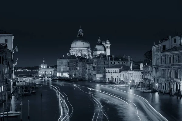 Gran Canal de Venecia noche — Foto de Stock