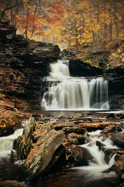 Park sonbahar şelaleler