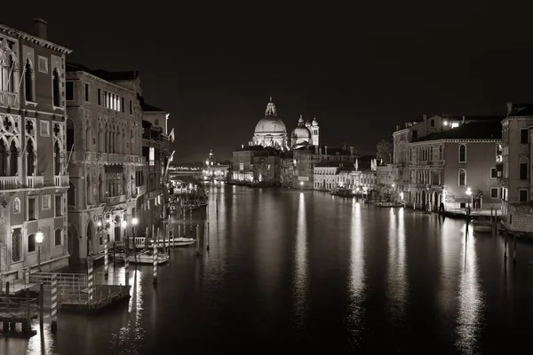 Canal de Venise nuit — Photo