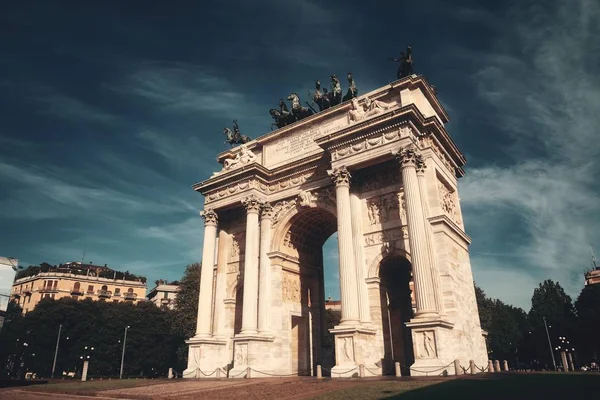 Arco de la Paz Milán — Foto de Stock