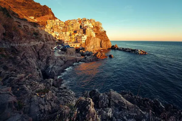 Manarola en Cinque Terre — Foto de Stock