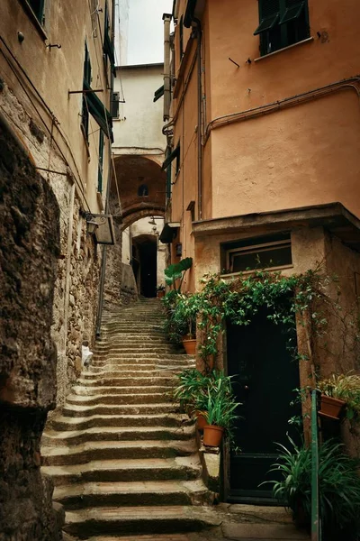 Riomaggiore tipik sokak görünümü